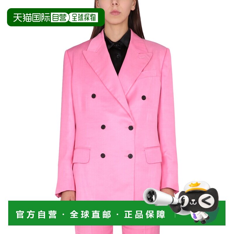 1h可退 香港直邮TOM FORD 女士外套 GI2915 SS2023 粉红色夹克