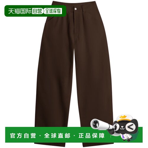 香港直邮LEMAIRE 女士休闲裤 PA1224LD1067BR423 SS2026 棕色