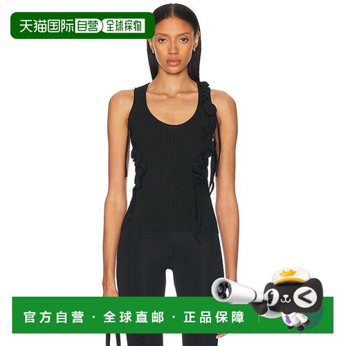 香港直邮Coperni 女士 针织缎带性感背心上衣 COPML145Y3011
