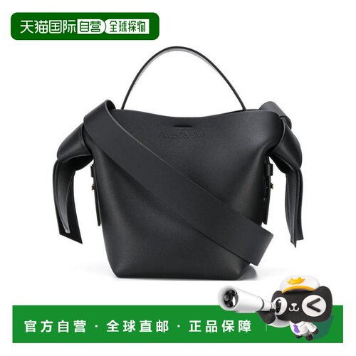 香港直邮ACNE STUDIOS 女士斜挎包 A10093900 SS2025 黑色 Acne s