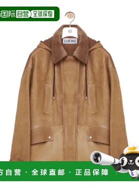 1h可退 香港直邮Loewe 长袖短款派克大衣 H526Y34LAO