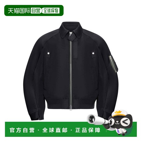 1h可退 香港直邮SACAI 男士夹克 2603911M001 SS2026 黑色 Cotton