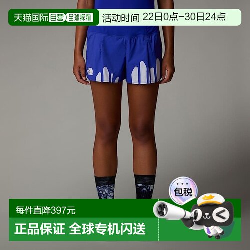 自营欧洲直邮北面女款 Summit Pacesetter 7.5 厘米短裤TheNorthF