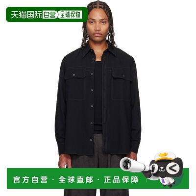 香港直邮Paul Smith 保罗 史密斯 男士 黑色 Oversized Viscose-W