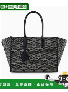 香港直邮Emporio Armani 印花手提斜挎托特包 EW000370AF11951F