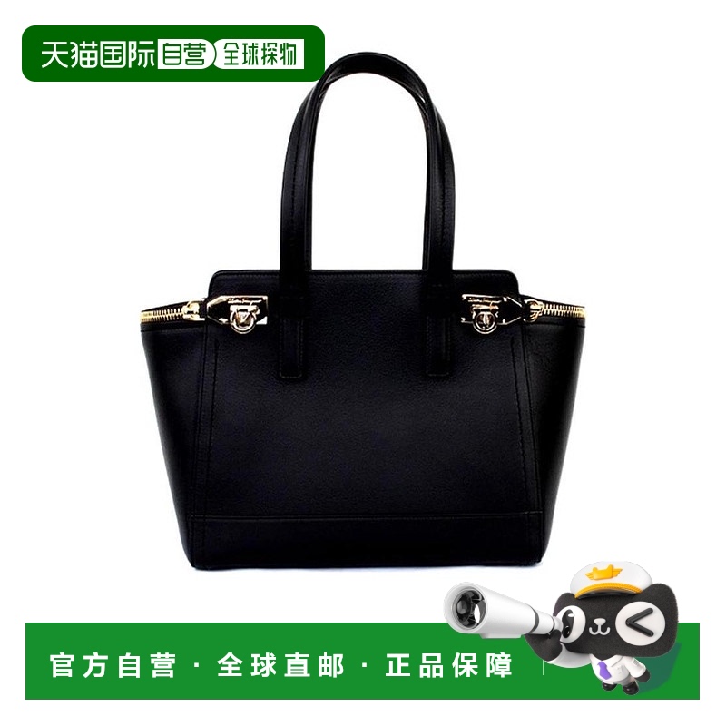 香港直邮Salvatore Ferragamo 徽标细节手提包 21D698