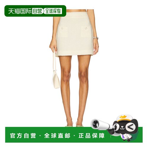 香港直邮Simkhai 女士 Leighton 迷你半身裙 3253024SW包臀裙