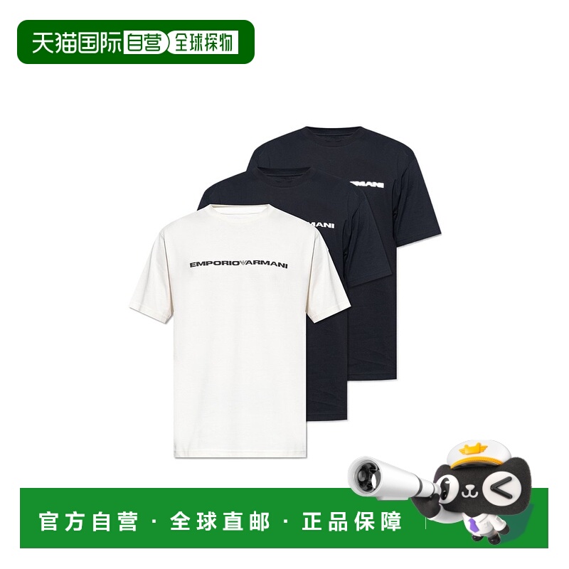1h可退 香港直邮Emporio Armani 安普里奥 阿玛尼 男士 短袖T恤3