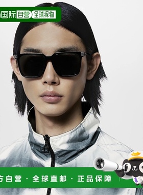 自营1h可退 欧洲直邮LV路易威登 男士黑色醋酸纤维太阳镜正品舒适