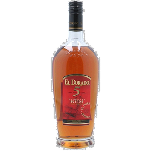 欧洲直邮El Dorado埃尔德拉多黄金朗姆酒5年40%700ml芬芳馥郁