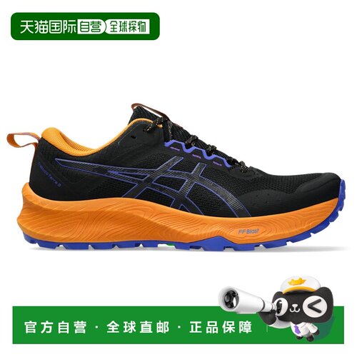 香港直邮ASICS 男士户外越野跑鞋 0232704BLACKCOBALTBURST CO