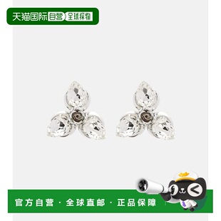 香港直邮magda butrym 女士 水晶装饰耳钉 metal金属色 舒适时尚