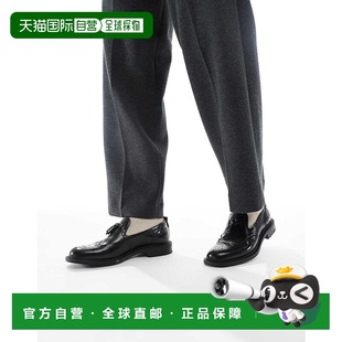 Hugo 男士 Lysander 红色便鞋 一脚蹬 1h可退 黑色 香港直邮boss