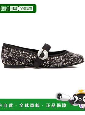 1h可退 香港直邮Coperni 女士 COPSH74F7007BLKSLV 平底鞋 COPSH7