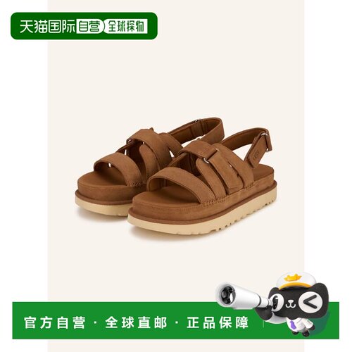 1h可退 香港直邮UGG 女士凉鞋 100297267215000 CO 酒红色 Platea