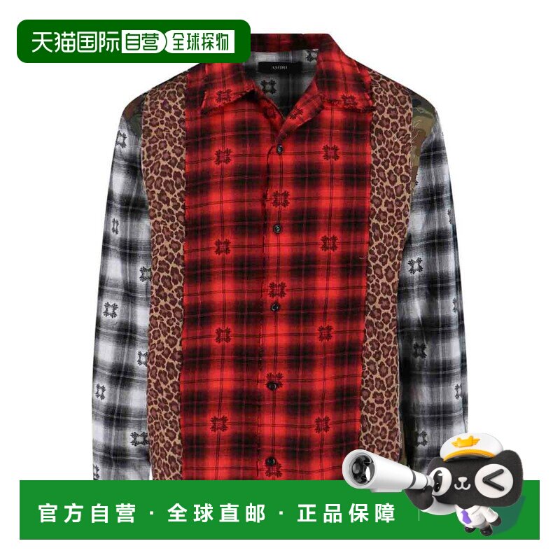 1h可退 香港直邮AMIRI 男士衬衫 AMTOSH1006RED SS2026 红色 Amir