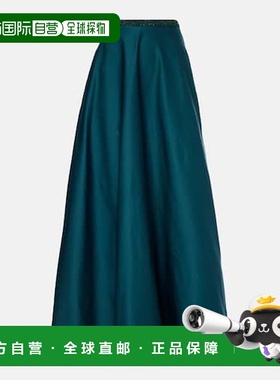 香港直邮MaxMara 麦斯玛拉 女士 Brasile 长款精饰A字裙半身裙