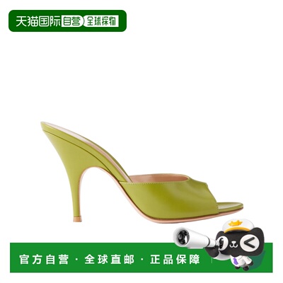 Gianvito Rossi 索非亚95皮革穆勒鞋 G1015595RIC高跟凉鞋