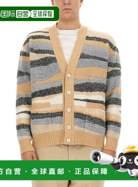 1h可退 香港直邮MISSONI 米索尼 男士 紐扣開襟衫 US23WM03BK026C