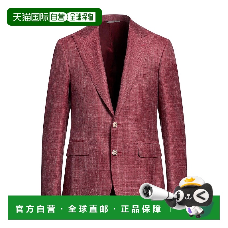 1h可退 香港直邮Canali 康钠丽 男士 西装外套 brown棕色 舒适时