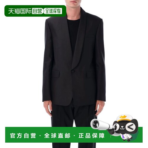 香港直邮LOEWE 男士夹克 25AH526Y03WC21100 AW2025 黑色 Wool an