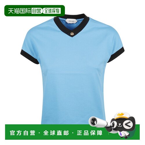 香港直邮VERSACE 女士T恤 10236971A178942VN90 S 【付后1h可退】