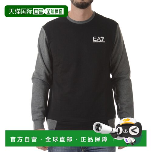 1h可退 香港直邮EA7 EMPORIO ARMANI 男士卫衣 6YPM99PJ11ZBLACK