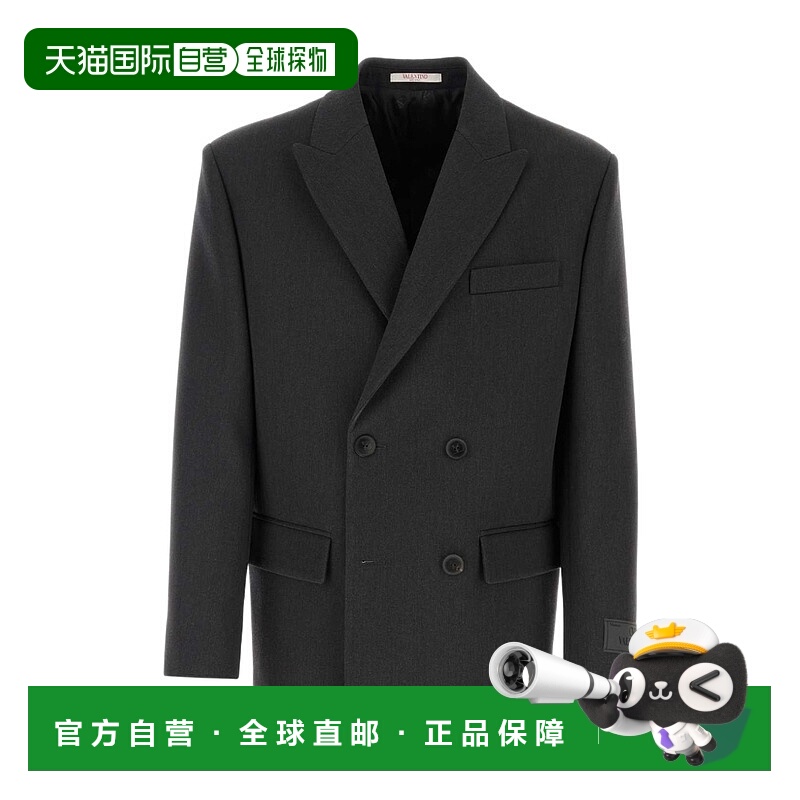 【99新未使用】香港直邮Valentino 双排扣西装外套 3V3CEE318JM