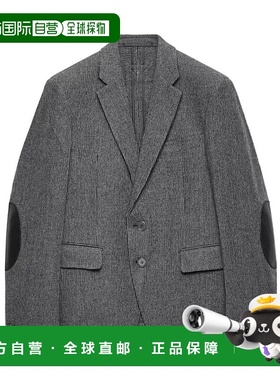 香港直邮Prada 单排扣羊毛西装外套男装 UGM40118VGSOOO