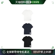 香港直邮Jil Sander 圆领短袖T恤三件装 J47GC0001JTN254