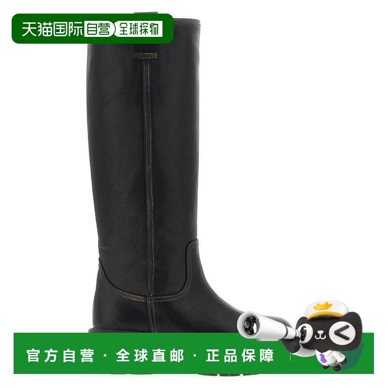 香港直邮Miu Miu 缪缪 女士 皮质靴子 5W971DFDD555OD