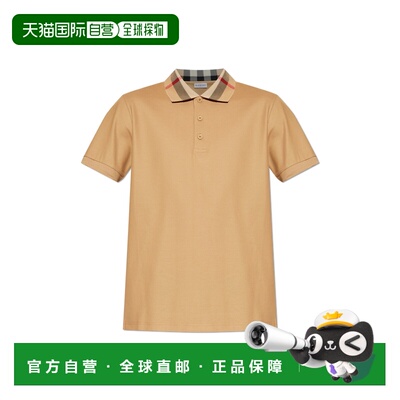 1h可退 香港直邮BURBERRY 男士POLO衫 8095924A1435BEIGE SS2026