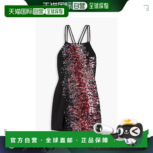 Tyger 1h可退 女士 Attico 露背珠片针织迷你连衣裙 香港直邮The