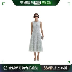 女士 蕾丝圆领中长连衣裙 Portrait 香港直邮Self SS24021MAG