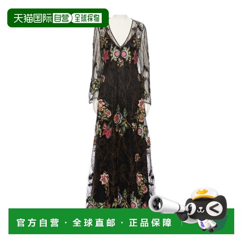 香港直邮Valentino 长袖连衣裙 BVDMZ51ED长裙