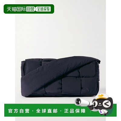 香港直邮Bottega Veneta 葆蝶家 男士 Cassette中号翻盖单肩包 74