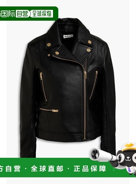 1h可退 香港直邮Bally 巴利 女士 皮革骑士夹克 WOU09IPE100