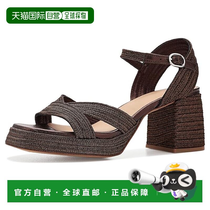 美国直邮CastaÑer 女士 Vallita 鞋跟凉鞋  舒适时尚