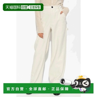 腰带环休闲裤 Bone WAW23P7012G012亚麻 香港直邮Rag