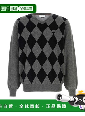 香港直邮Salvatore Ferragamo 菲拉格慕 男士 深灰羊毛毛衣 14515