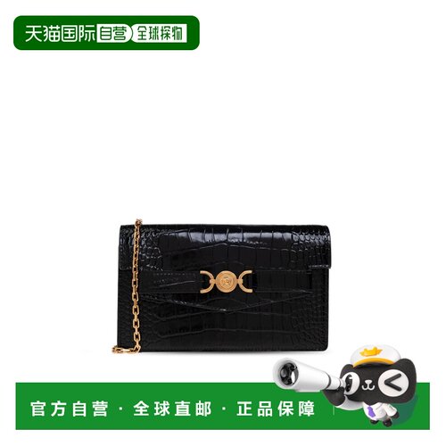 1h可退 香港直邮VERSACE 女士卡包 10200751A087241B00V CO 黑色