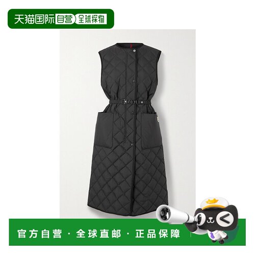 1h可退 香港直邮Moncler 盟可睐 女士 Butor shell 嵌花束带绗缝