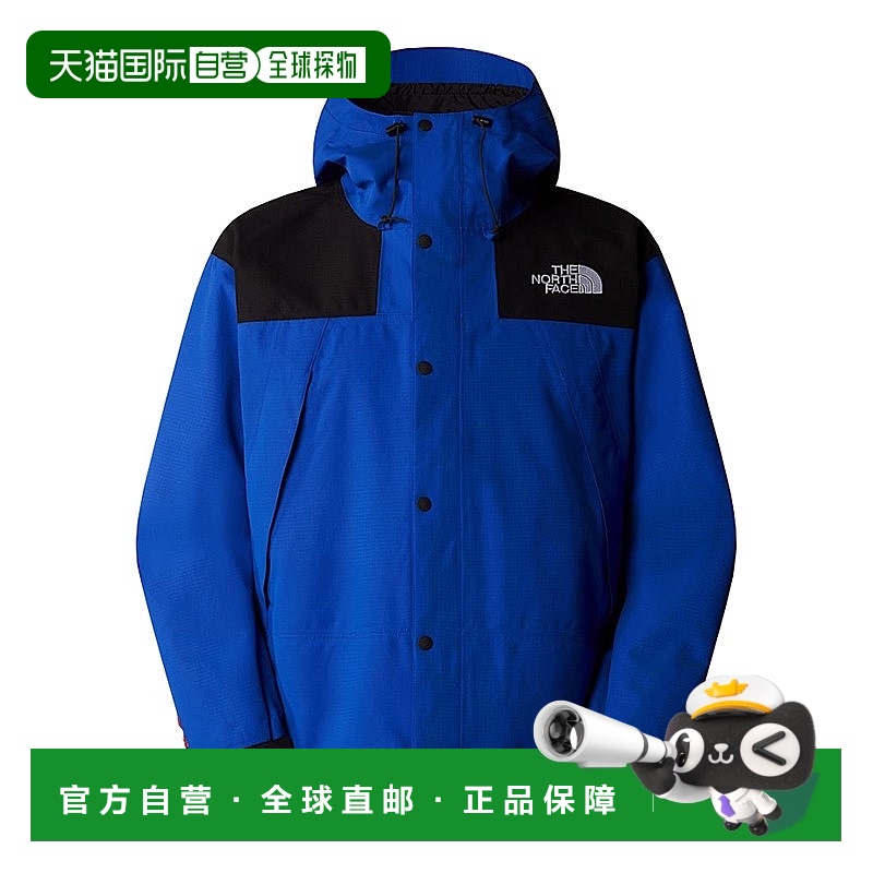 自营欧洲直邮The North Face/北面24新款 男士蓝色涤纶双向前拉链