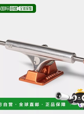 自营欧洲直邮Carhartt Wip 男士橙色/银色铝合金/钢/聚氨酯滑板支