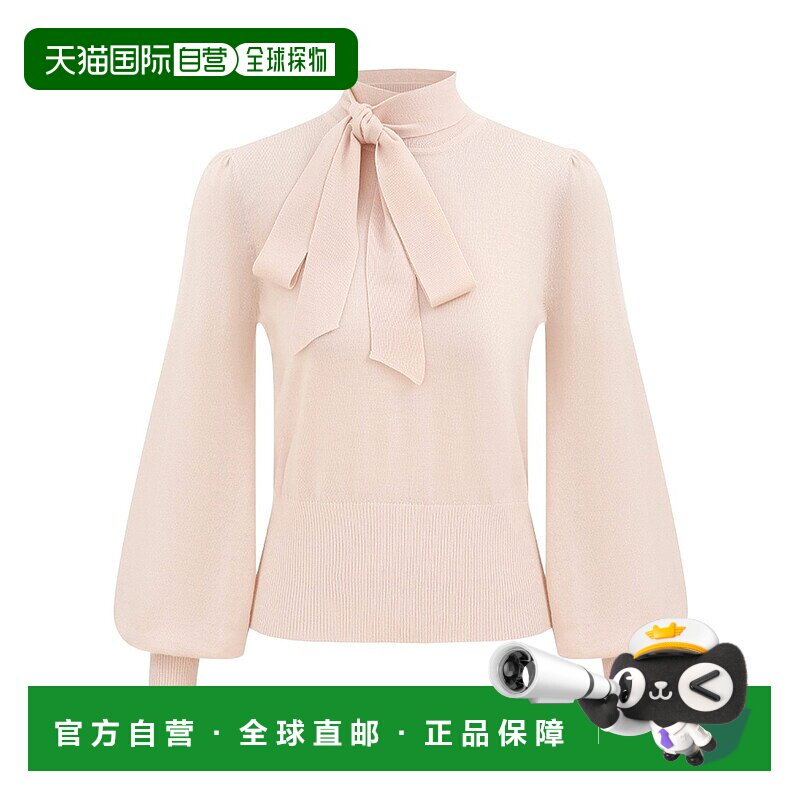 香港直邮Zimmermann 高领蝴蝶结毛衣 4885TF25R