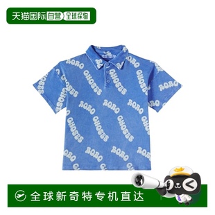 香港直邮bobo 女童 1h可退 choses 印花华尔夫针织棉质Polo衫 童装