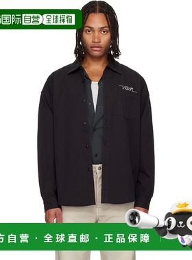 1h可退 香港直邮Visvim 维斯维木 男士 黑色 Palmer 衬衫 0125205