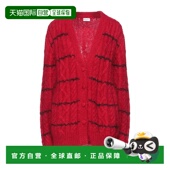 香港直邮Saint 针织开衫 Laurent 1h可退 圣罗兰 女士 red红色 舒