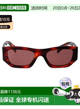 1h可退 香港直邮Prada 普拉达 女士 雪茄色红色醋纤太阳眼镜 0PRA