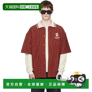 香港直邮AMIRI 男士 红色 MA Chateau Oversized 衬衫 AMTOSH1106